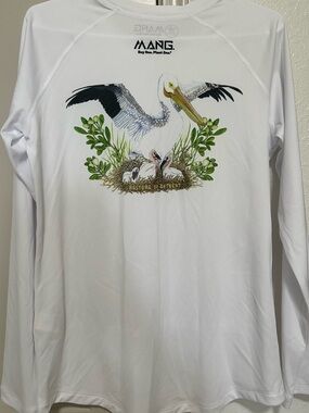 MANG White Pelican Women’s Sun Shirt